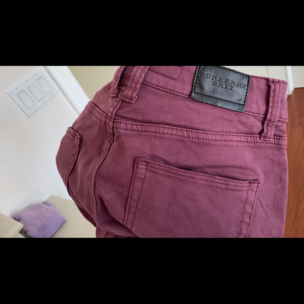 Burberry skinny jeans size 24